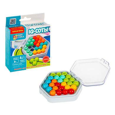 Игра настольная логическая БондиЛогика "IQ-СОТЫ", BONDIBON, ВВ6593 (арт. 667437)