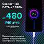 Кабель USB2.0-micro USB, 1 м, SONNEN, медь, для передачи данных и зарядки, белый, 513557 (арт. 513557)
