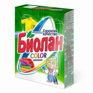 Стиральный порошок-автомат 350 г, БИОЛАН Color (арт. 608510)