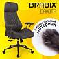 Кресло BRABIX PREMIUM "Dakota EX-572", синхромеханизм, искусственная замша, темно-серый, 532943 (арт. 532943)