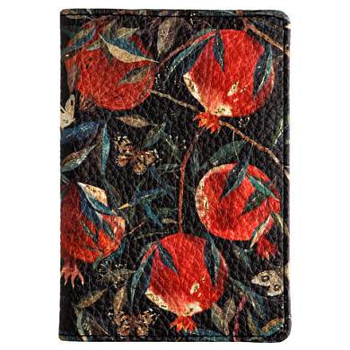 Обложка для паспорта BRUNO VISCONTI, экокожа, "FLORA. Гранат", 3-620/03 (арт. 239404)