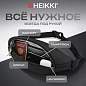 Сумка на пояс HEIKKI RACE (ХЕЙКИ), светоотражающая полоса, черная, 37х14х5 см, 273906 (арт. 273906)
