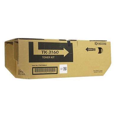 Тонер-картридж KYOCERA (TK-3160) ECOSYS P3045dn/P3050dn/P3055dn/P3060dn, ресурс 12500 стр., оригинальный, 1T02T90NL1 (арт. 320880)