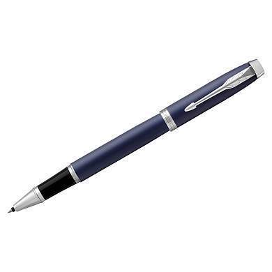Ручка-роллер Parker "IM Matte Blue CT" черная, 0,8мм, подарочная упаковка (арт. 246624)