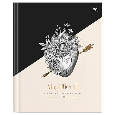 Тетрадь на кольцах А5, 120л., BG "Magnificent", глянцевая ламинация (арт. 367492)