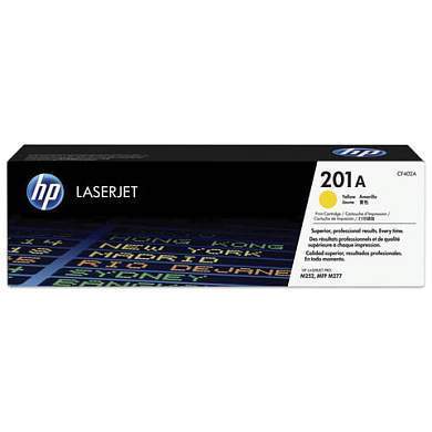 Картридж лазерный HP (CF402A) LaserJet Pro M277n/dw/M252n/dw, №201A, желтый, оригинальный, ресурс 1400 страниц (арт. 361694)