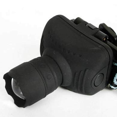 Фонарь налобный ULTRAFLASH 1Вт LED, ZOOM, 3 режима, питание 3хААА (не в комплекте), LED5354 (арт. 238288)