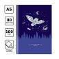Записная книжка А5 80л. BG "Немного волшебства", soft-touch ламинация, тиснение голографической фольгой, блок в точку, 100 гр/м2 (арт. 342959)
