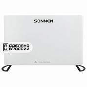 Обогреватель-конвектор SONNEN ONYX-1000.1, 1000 Вт, Х-образный нагревательный элемент, белый, сделано в России, 457629 (арт. 457629)