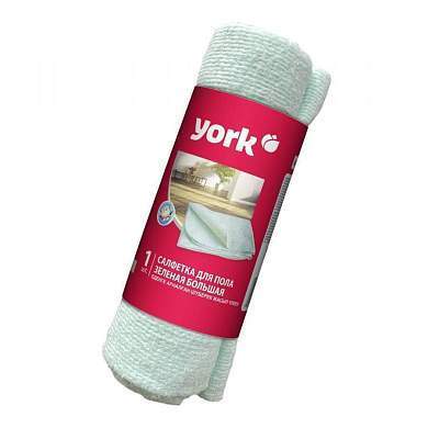 Салфетка для пола хлопковая зелёная в рулоне YORK 220г/м2 (60х75 см),артикул 022270 (арт. 821866)