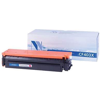 Картридж лазерный NV PRINT (NV-CF403X) для HP M252dw/M252n/M274n/M277dw/M277n, пурпурный, ресурс 2300 страниц (арт. 363418)