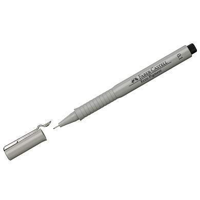 Ручка капиллярная Faber-Castell "Ecco Pigment" черная, 0,1мм (арт. 285977)