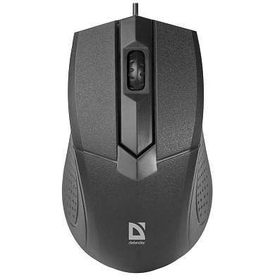 Мышь Defender Optimum MB-270, USB, черный, 3btn+Roll (арт. 284285)