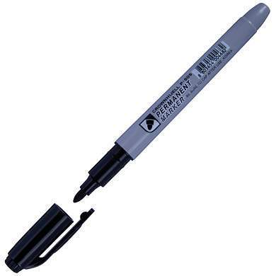 Маркер перманентный Crown "Multi Marker Slim" черный, пулевидный, 2мм (арт. 207899)