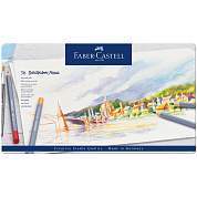 Карандаши акварельные художественные Faber-Castell "Goldfaber Aqua", 36цв., метал. коробка (арт. 285898)
