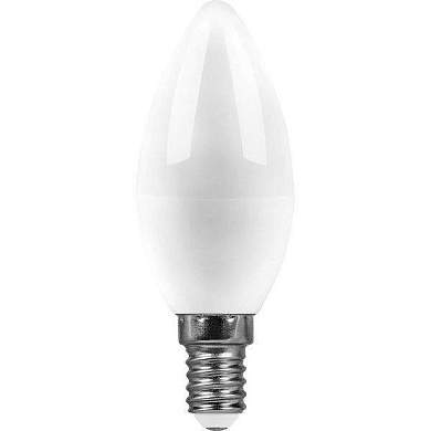 Saffit свеча C37 E14 11W(905lm) 4000K 4K матовая, пластик 100x37 SBC3711 55133 (арт. 715803)