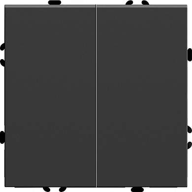 Stekker ЭМИЛИ мех. выкл. СУ 2кл. 10А черный уголь, soft touch RSW10-5104-05 49840 (арт. 907390)