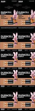 Элемент питания Duracell LR03/286 BL20 (отрывная лента-блистер 2*10) (арт. 782584)