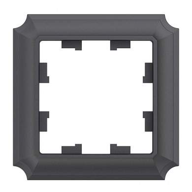 Systeme Electric AtlasDesign ANTIQUE рамка СУ 1 мест. БАЗАЛЬТ ATN101401 (10!) (арт. 876840)