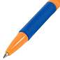 Ручка шариковая с грипом BRAUBERG "ULTRA GT ORANGE", СИНЯЯ, корпус оранжевый, линия 0,35 мм, 144052 (арт. 144052)
