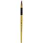 Кисть художественная синтетика Гамма "GOLD BRUSH", круглая №10, французское крепление, короткая ручка (арт. 366870)