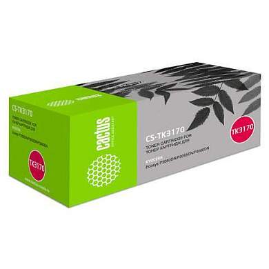 Картридж лазерный CACTUS (CS-TK3170) для Kyocera Ecosys P3050dn / P3055dn / P3060dn, ресурс 15500 страниц (арт. 363694)