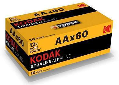 Элемент питания Kodak LR6-60 (4S) XTRALIFE (ОПТ.упаковка по 15спаек 4S) (отгрузка кратно 60шт!!!) (арт. 680993)