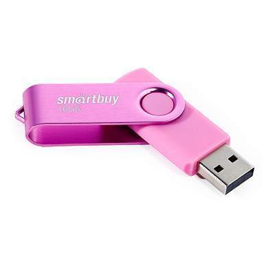 Память Smart Buy "Twist" 16GB, USB 2.0 Flash Drive, пурпурный (арт. 365502)