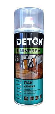 Лак аэрозоль 520мл алкид атмосферост. МАТОВЫЙ арт.DTN-A07569 Deton Universal (арт. 794865)