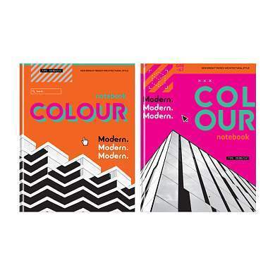 Бизнес-блокнот А5, 120л., евроформат, BG "Colour", глянцевая ламинация (арт. 342342)