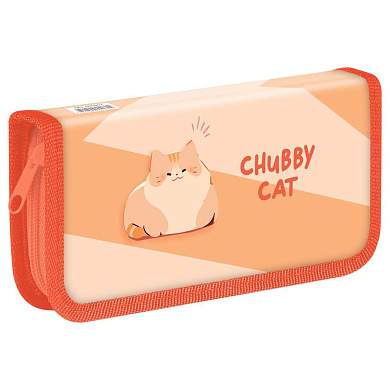 Пенал 1 отделение, 190*90 ArtSpace "Chubby cat", ламинированный картон (арт. 380213)