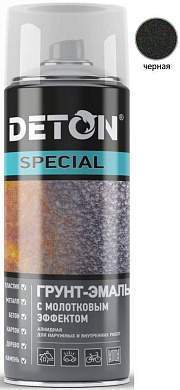 Грунт-эмаль аэрозоль 520мл молотковая ЧЕРНЫЙ арт.DTN-A70145 Deton Special (арт. 717338)