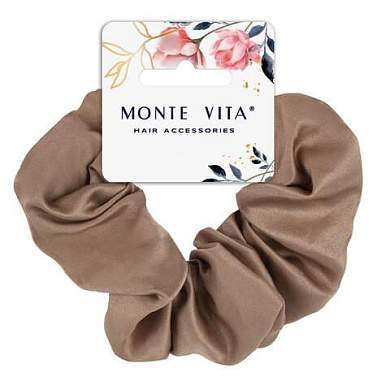 Резинка для волос 5х20 см, скранч, коричневый, MONTE VITA, 457071 (арт. 457071)
