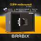 Сейф мебельный BRABIX "SF-230EL", 230х310х250 мм, электронный замок, черный, 291147, S103BR211614 (арт. 291147)