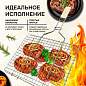 Решетка-гриль универсальная, размер 350х260 мм, глубина 15 мм, никелированное покрытие, РГУ2НЭ (арт. 701749)