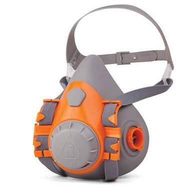 Полумаска фильтрующая Jeta Safety 6500, мягкий силиконовый материал, без фильтров, размер L, 6500-L (арт. 610896)