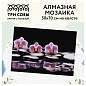 Алмазная мозаика ТРИ СОВЫ "Орхидеи", 50*70см, холст, картонная коробка с пластиковой ручкой (арт. 344336)
