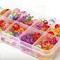 Набор для создания бижутерии и украшений BEADS SET, 200 элементов, 10 видов, прозрачные, BRAUBERG KIDS, 664694 (арт. 664694)