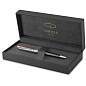 Ручка шариковая Parker "Sonnet Premium Metal&Grey PGT" черная, 1,0мм, поворот., подарочная упаковка (арт. 317507)