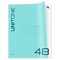 Тетрадь 48л., линия BG "UniTone. Mix", пластиковая обложка (арт. 379004)