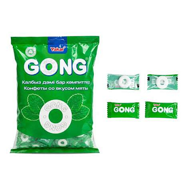 Драже сахарное "Gong candy" со вкусом мяты, YAKAR, 500 г, DRG092 (арт. 625032)