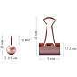 Набор мелкоофисных принадлежностей Meshu "Rose Gold", 89 предметов, розовое золото, пластиковый пенал, европодвес (арт. 319371)