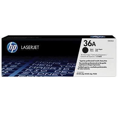 Картридж лазерный HP (CB436A) LaserJet P1505/M1120/M1522, №36А, оригинальный, ресурс 2000 стр. (арт. 360540)