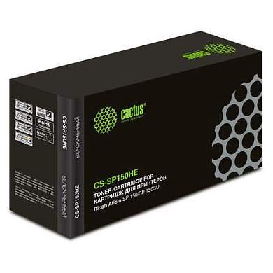 Картридж лазерный CACTUS (CS-SP150HE) для RICOH SP150/SP150w/SP150SU/SP150SUw, ресурс 1500 стр. (арт. 362962)