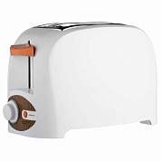 Тостер CENTEK CT-1420, 750 Вт, 2 тоста, 7 режимов, пластик, белый (арт. 457611)