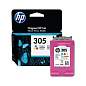 Картридж струйный HP (3YM60AE) DJ 2320/2720/4120, №305, трехцветный, оригинальный, ресурс 100 страниц (арт. 363780)