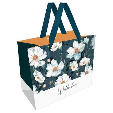 Пакет подарочный 32*26*12см MESHU "Bright meadow", матовая ламинация (арт. 382350)
