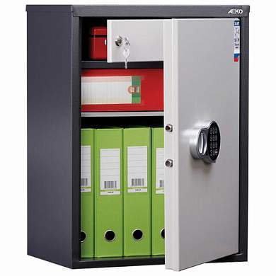Шкаф металлический для документов AIKO "SL-65ТEL" ГРАФИТ, 630х460х340 мм, 17 кг, S10799060902 (арт. 291192)