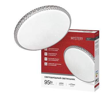 ASD/InHome светильник светодиодн. декоративный 95W(10000lm) 4000К 4K 495x70 IP40 DECO MYSTERY 3508 (арт. 959037)