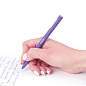 Ручка шариковая масляная ПИФАГОР, СИНЯЯ, безопасный корпус ассорти, узел 0,6 мм, линия письма 0,3 мм, 142685 (арт. 142685)